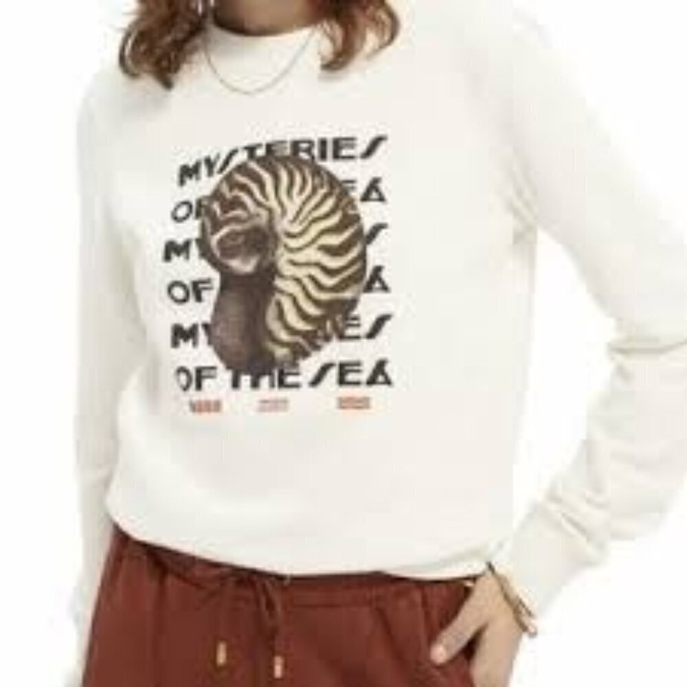 Scotch & Soda Mysteries of the Sea crewneck sweatshirt Size XS